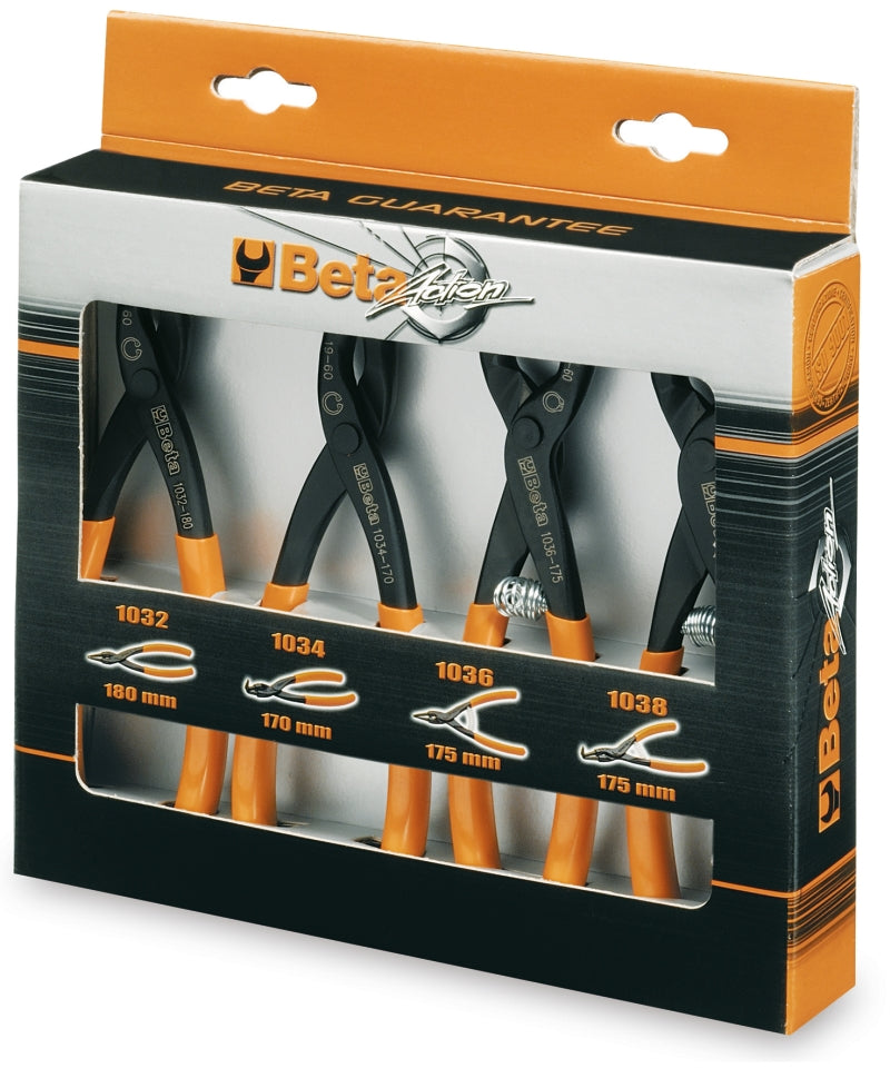 Set of 4 Circlip Pliers 19mm - 60mm - Beta Tools 1031/S4 - Image 1