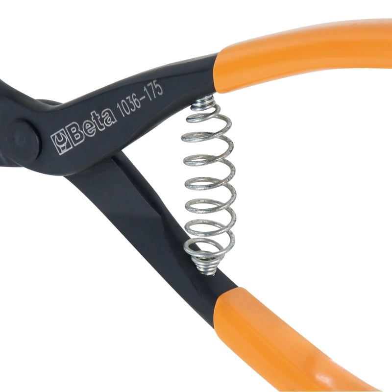 External Circlip Pliers Straight Pattern PVC Handles 175mm - Beta Tools 1036 175 - Image 3