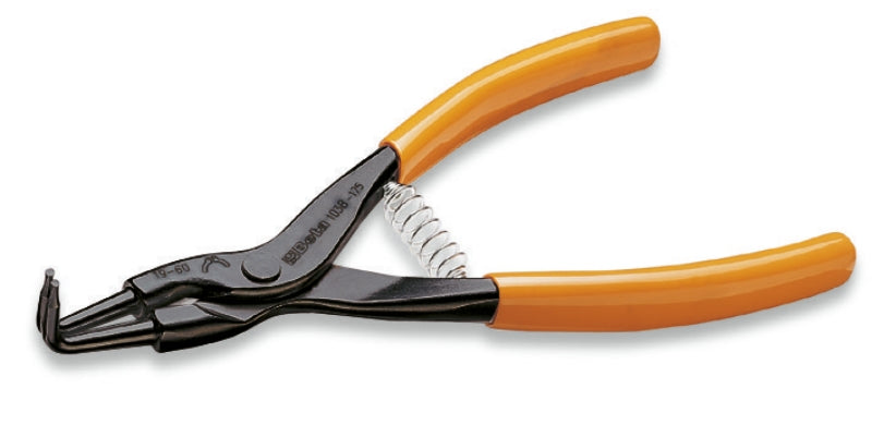 External Circlip Pliers Bent 90 PVC Handles 175mm - Beta Tools 1038 175 - Image 1