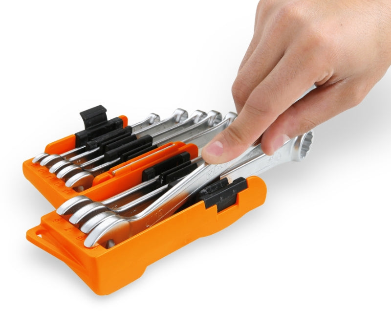 Reversible Ratcheting Combination Spanner Wrench Set with Compact Support 8mm - 19mm (9 Pieces) - Beta Tools 142/SC9I - Image 3