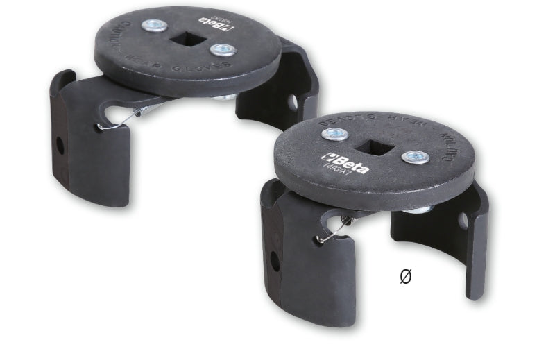 Self-Locking Oil Filter Wrench Left-Hand 60-80mm - Beta Tools 1493X/1 - Image 1