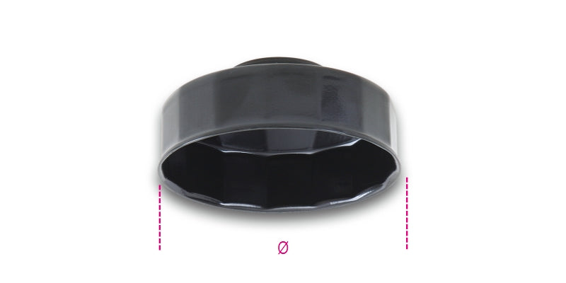 Oil Filter Wrench for MAN Vehicles 135mm 18-Sided - Beta Tools 1493 100-L15 - Image 1