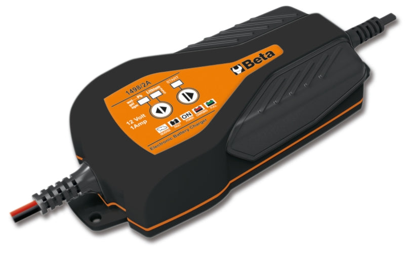 Electronic Motorcycle Battery Charger 12V 1A 2Ah - 40Ah - Beta Tools 1498/2A - Image 1