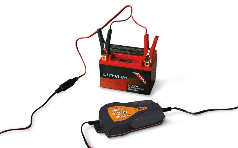 Electronic Motorcycle Battery Charger 12V 1A 2Ah - 40Ah - Beta Tools 1498/2A - Image 3