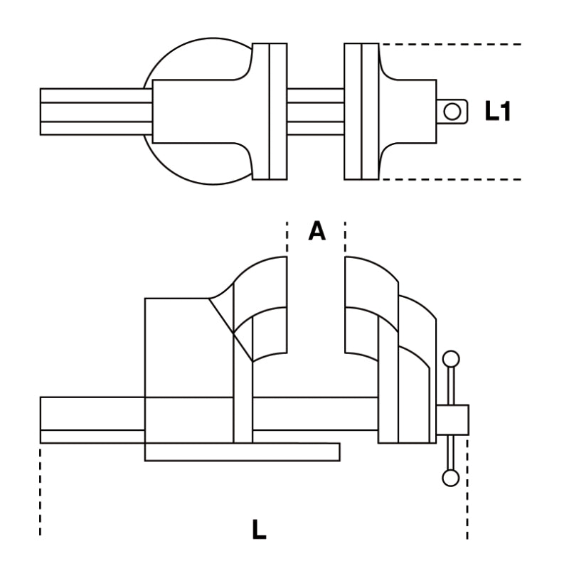 Parallel Bench Vice 125mm Jaws - Beta Tools 1599P 125 - Image 2