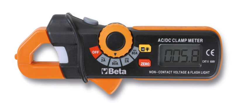AC/DC Amperometric Clamp 1mA-80A with LED - Beta Tools 1760PA/80 - Image 1