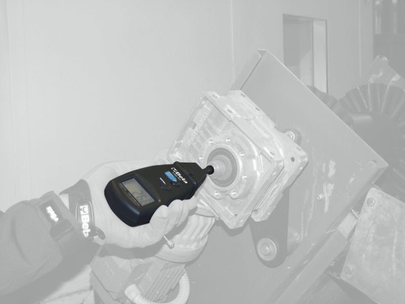 Combination Contact/Non-Contact Digital Tachometer 2.5-99,999 RPM 230mm - Beta Tools 1760/TC2 - Image 3