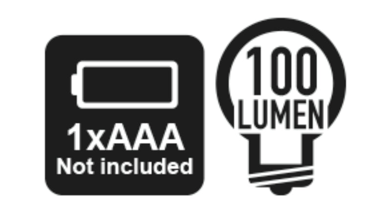 LED Inspection Torch Anodized Aluminum 100 Lumens 92mm - Beta Tools 1833 XS/1 - Image 3