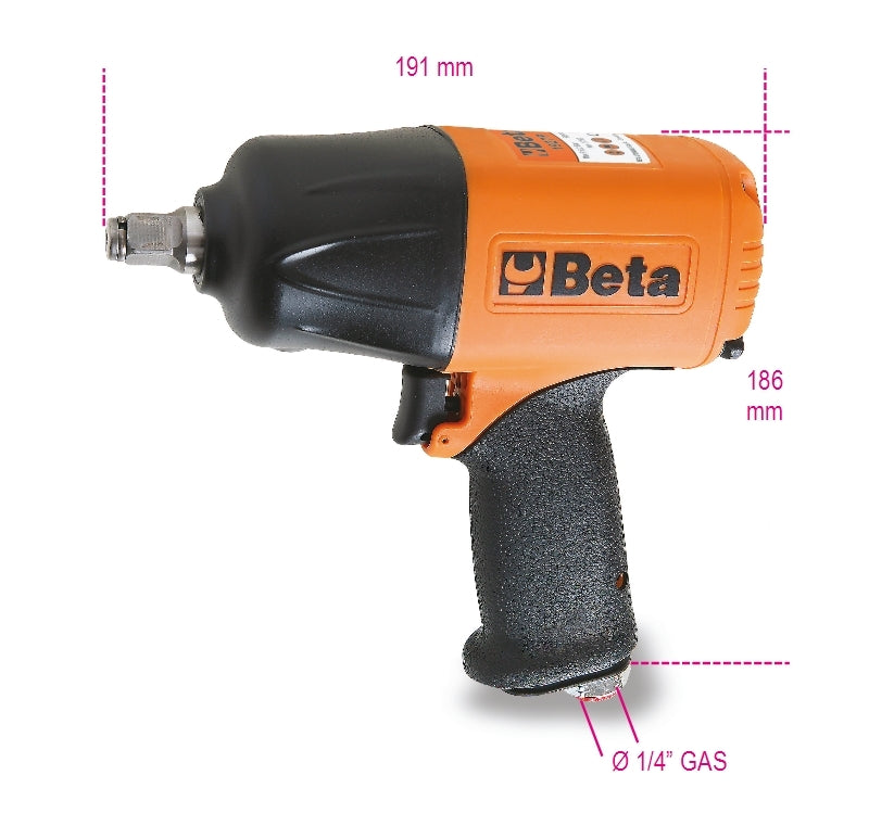 Reversible Impact Wrench 1/2" Composite Material 1750Nm - Beta Tools 1927P - Image 4