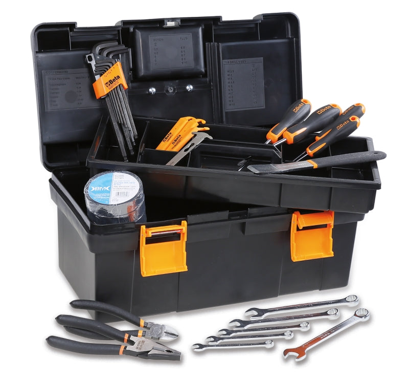 28-Piece Bike and E-Bike Maintenance Tool Set in Plastic Box 558x277x270 mm - Beta Tools 2115PI/BIKE-HOME - Image 1