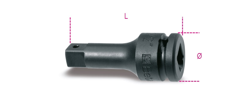1/2" Drive Impact Extension Bar, 75mm Length - Beta Tools 720/20 - Image 1