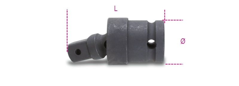 1/2" Drive Impact Universal Joint, 64mm Length - Beta Tools 720/25 - Image 1