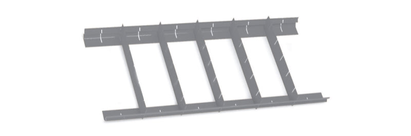 Parallel Partitions for RSC22, RSC23, RSC23C, C27S Drawers 588x277mm - Beta Tools 8889P1/5 - Image 1
