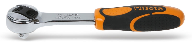 Reversible Ratchet, 1/4" Drive, 48 Teeth, 125mm Length - Beta Tools 900/55 - Image 1