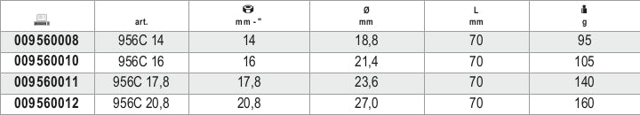 1/2" Square Drive Spark Plug Socket Chrome-Plated Hexagon End 16mm - Beta Tools 956C 16 - Image 3