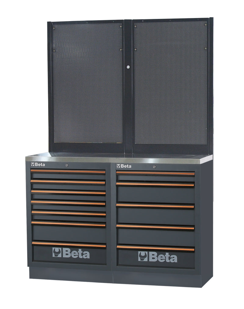 Workbenches with Stainless Steel Worktop, Drawers, and Tool Panels - BetaC45PRO C45PRO BPX-1,3 - Image 1