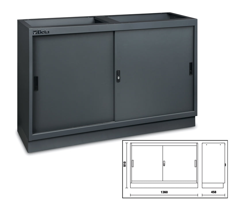 Fixed Module with 2 Doors and Adjustable Shelf for Workshop - BetaC45PRO C45PRO MAL - Image 1