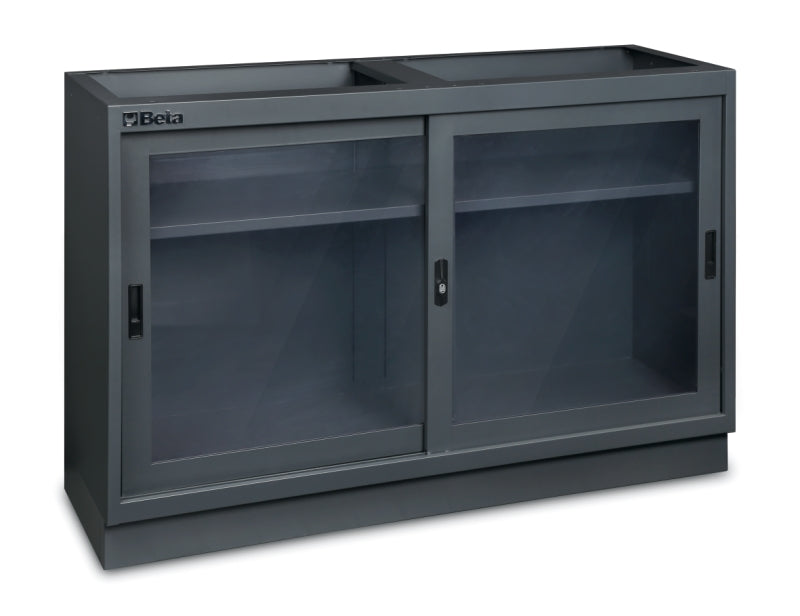 Fixed Module with Clear Polycarbonate Doors and Adjustable Shelf for Workshop - BetaC45PRO C45PRO MAT - Image 1