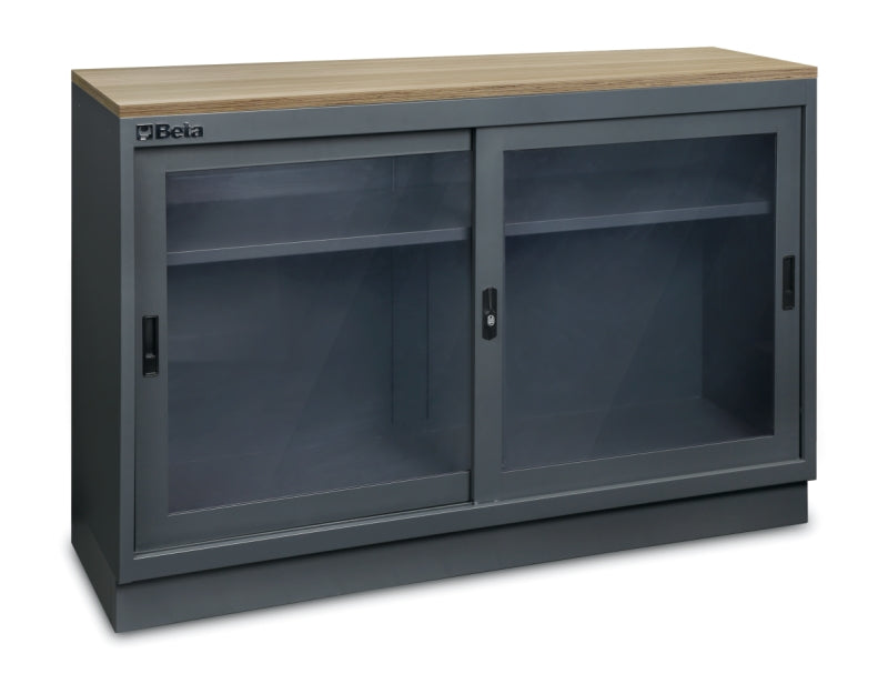 Fixed Module with Clear Polycarbonate Doors and Adjustable Shelf for Workshop - BetaC45PRO C45PRO MAT - Image 2