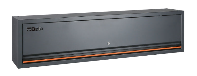 Long Wall-Mounted Cabinet with Gas Springs and Lock for Workshop - BetaC45PRO C45PRO PML - Image 1