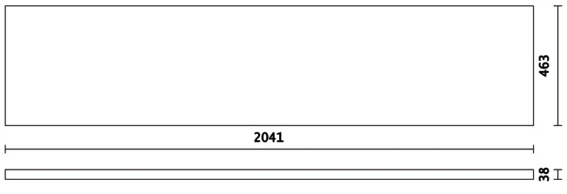 Multi-Ply Wood Worktop 2040x463x38mm for Workbench - BetaC45PRO C45PW/3-2,0MT - Image 2