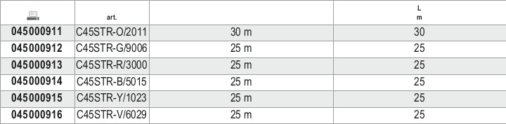 Coloured Adhesive Tape for Customizing Workshop Equipment C45PRO 25m - BetaC45PRO C45STR-G/9006 - Image 3
