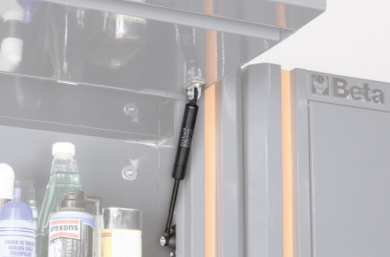 Workshop Equipment Set with Two-Door Cabinet, Workbench, 7-Drawer Module, Service Module, Tool Panel, 2.85x2.00x0.76m - BetaRSC55 C55AB - Image 5