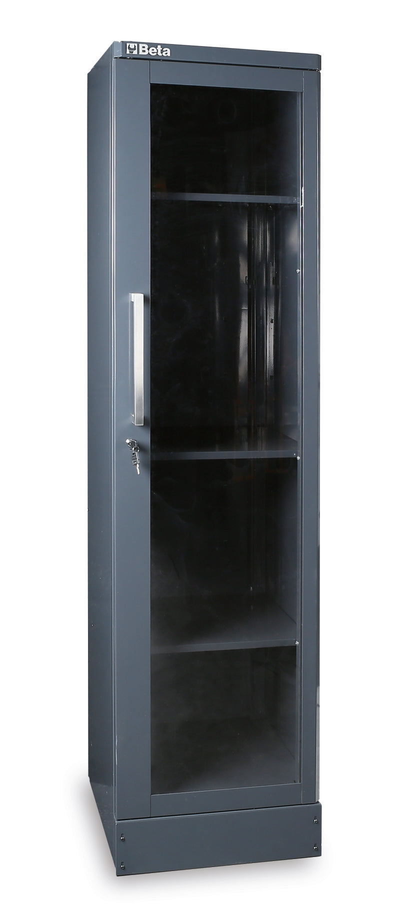 Tool Cabinet with Clear Polycarbonate Door, 1798x497x403mm, Adjustable Shelves, Lockable - BetaRSC55 C55AT1 - Image 1