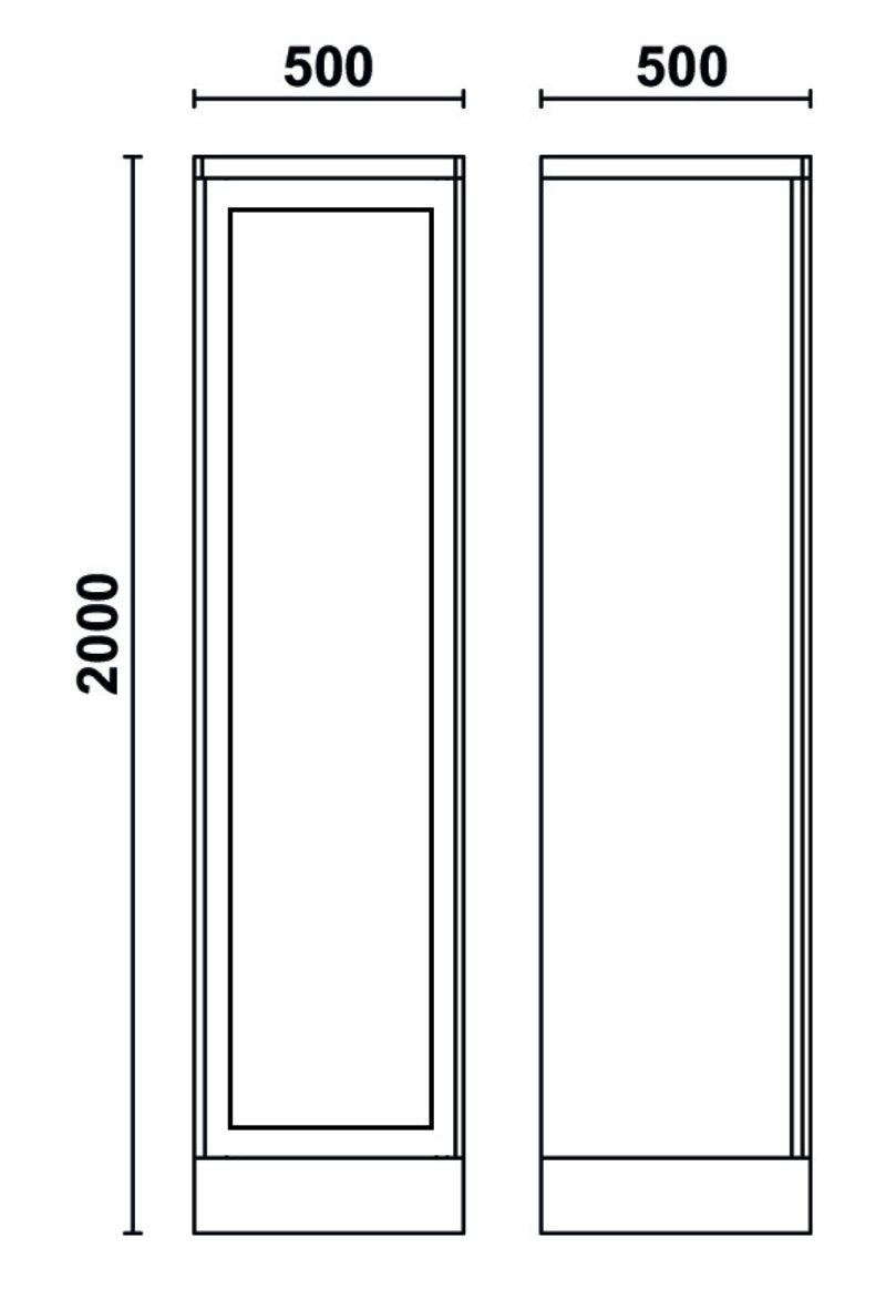 Tool Cabinet with Clear Polycarbonate Door, 1798x497x403mm, Adjustable Shelves, Lockable - BetaRSC55 C55AT1 - Image 2
