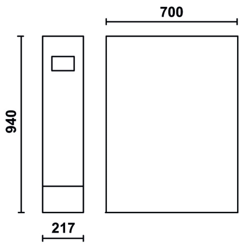 Universal Leg with Power Sockets, Schuko and EU Plug, Adjustable Feet for Workbench - BetaRSC55 C55B/GE - Image 2