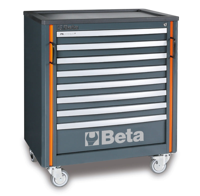 Roller Cabinet Module with 8 Drawers, Ball Bearing Slides, Central Lock, 588x367mm Drawers, 100mm Castors - BetaRSC55 C55C8 - Image 1