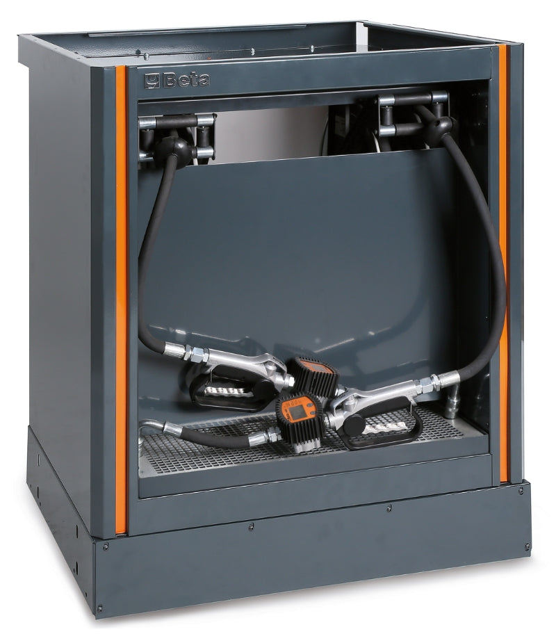 Fixed Oil Distribution Module with 2 Reels, 7m 1/2 Hose, Digital Litre Counter, 30 l/min Flow Rate - BetaRSC55 C55MDO - Image 1