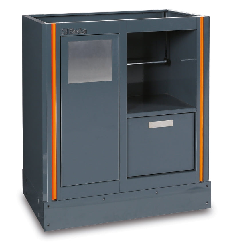 Fixed Service Module with Waste Bin, Paper Roll Compartment, 305x270mm Storage Drawer - BetaRSC55 C55MS - Image 1