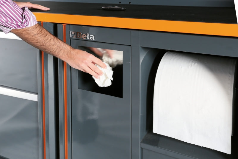 Fixed Service Module with Waste Bin, Paper Roll Compartment, 305x270mm Storage Drawer - BetaRSC55 C55MS - Image 2