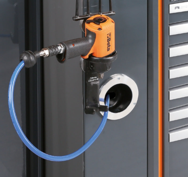 2.8m Workbench with Shockproof PVC Coated Worktop, Built-in Sockets, Hose Reel, Vice Holes, Adjustable Feet - BetaRSC55 C55PRO BG/2,8 - Image 3