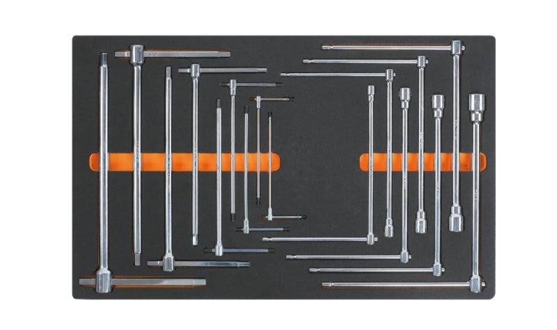 Soft Thermoformed Tray with Tool Assortment, Drawer Size 16 - Beta Tools M65 - Image 1