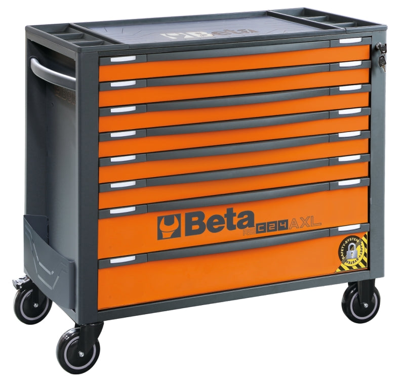Mobile Roller Cab 8 Drawers Anti-Tilt System Long Model 1000kg Capacity - Beta Tools RSC24AXL/8-A - Image 1