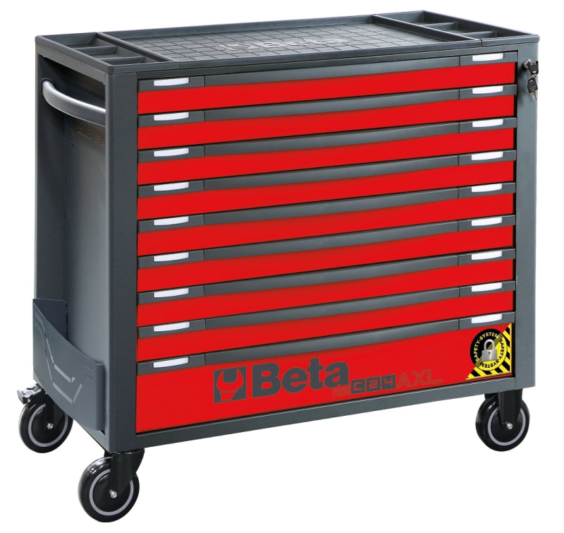 Mobile Roller Cab 9 Drawers Anti-Tilt System Long Model 1000kg Capacity - Beta Tools RSC24AXL/9-R - Image 3