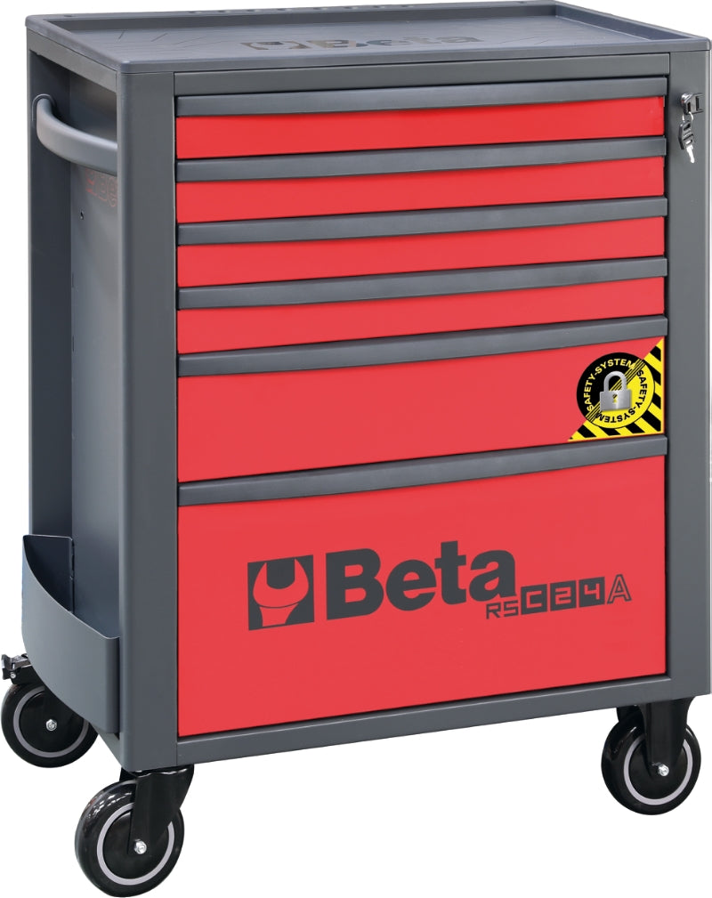 Mobile Roller Cab 6 Drawers Anti-Tilt System Reinforced Worktop 800kg Capacity - Beta Tools RSC24A/6-R - Image 6