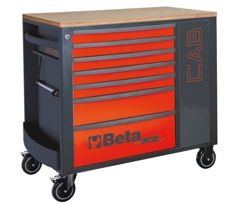 Mobile Roller Cab 7 Drawers Tool Cabinet 1100kg Capacity - Beta Tools RSC24L-CAB/A - Image 3