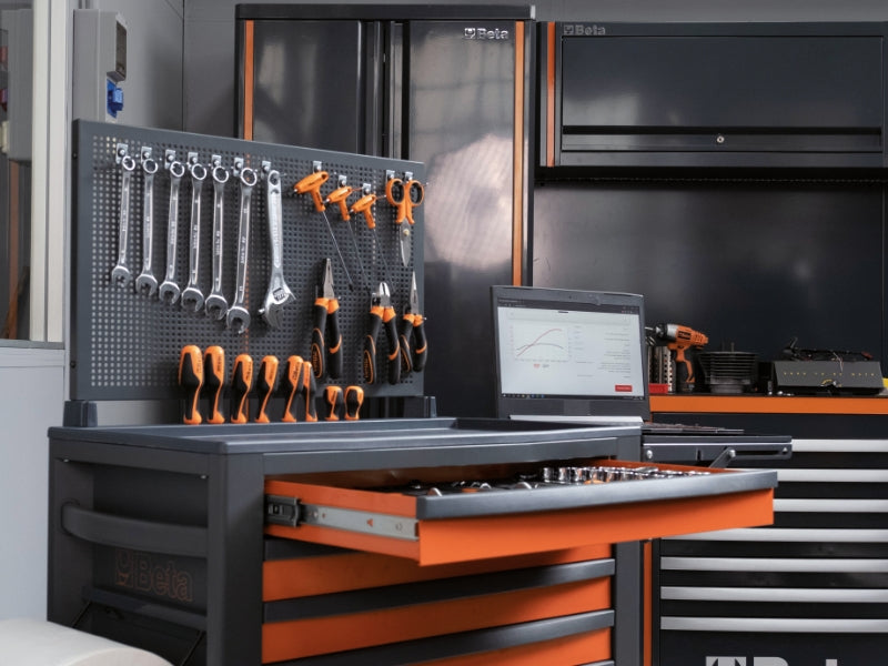 Mobile Roller Cab 5 Drawers Reinforced Worktop 800kg Capacity - Beta Tools RSC24/5-O - Image 10