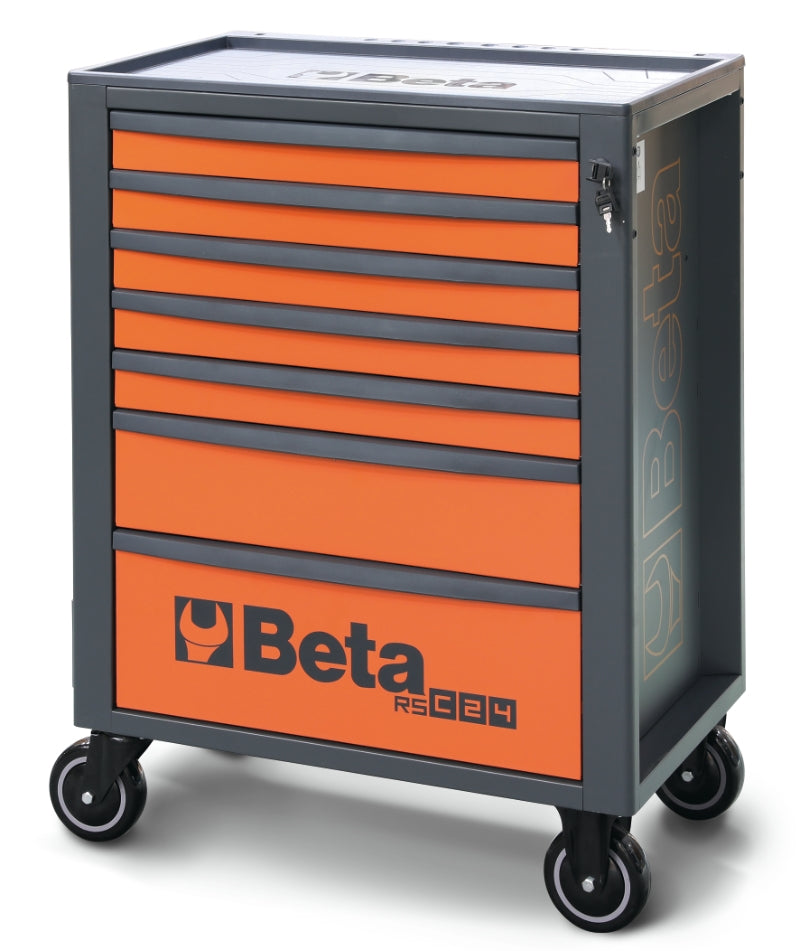 Mobile Roller Cab 7 Drawers Reinforced Worktop 800kg Capacity - Beta Tools RSC24/7-G - Image 5