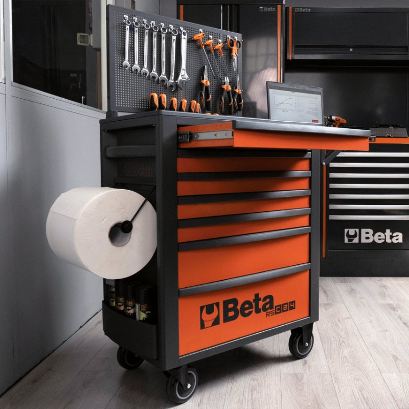 Mobile Roller Cab 7 Drawers Reinforced Worktop 800kg Capacity - Beta Tools RSC24/7-A - Image 11
