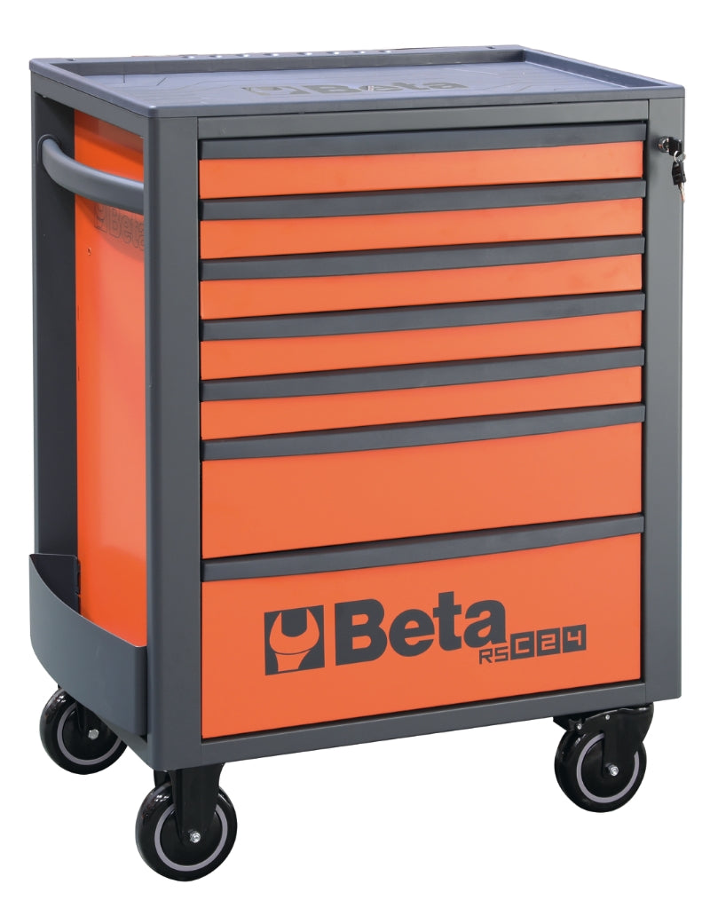 Mobile Roller Cab 7 Drawers Reinforced Worktop 800kg Capacity - Beta Tools RSC24/7-G - Image 1
