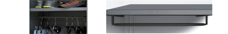 Interior Shelf with Clothes Rail for Tool Cabinet RSC50 A1, 605x596mm - BetaRSC50 RSC50 A1/RB59 - Image 1