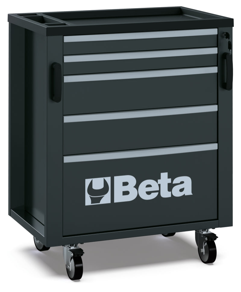 Mobile Roller Cabinet with 5 Drawers for RSC50, 588x367mm, Swivel Castors, Central Lock - BetaRSC50 RSC50 C5 - Image 1