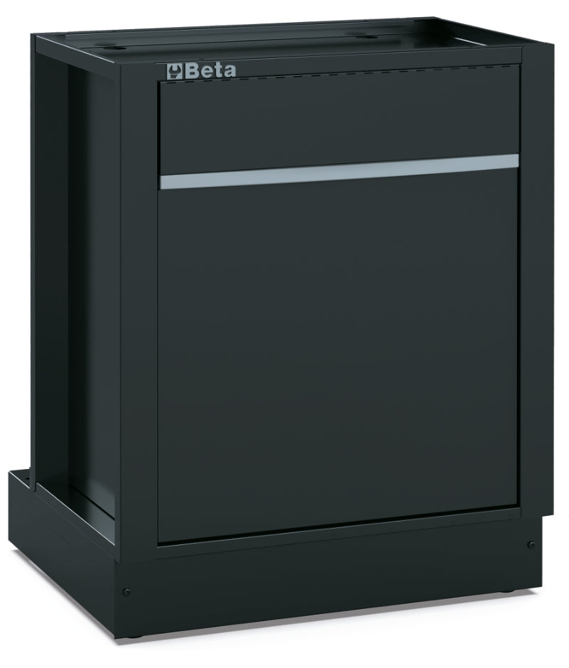 Fixed Sorted Waste Collection Module for RSC50, Pull-out Compartment 588x355x580mm, 2 Interior Containers, Adjustable Feet - BetaRSC50 RSC50 CS - Image 1