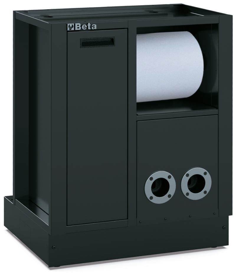 Fixed Service Module for RSC50, Empty, Holds Two Reels, Built-in Waste Bin, Paper Roll Compartment, Adjustable Feet - BetaRSC50 RSC50 MS-2AVV - Image 1