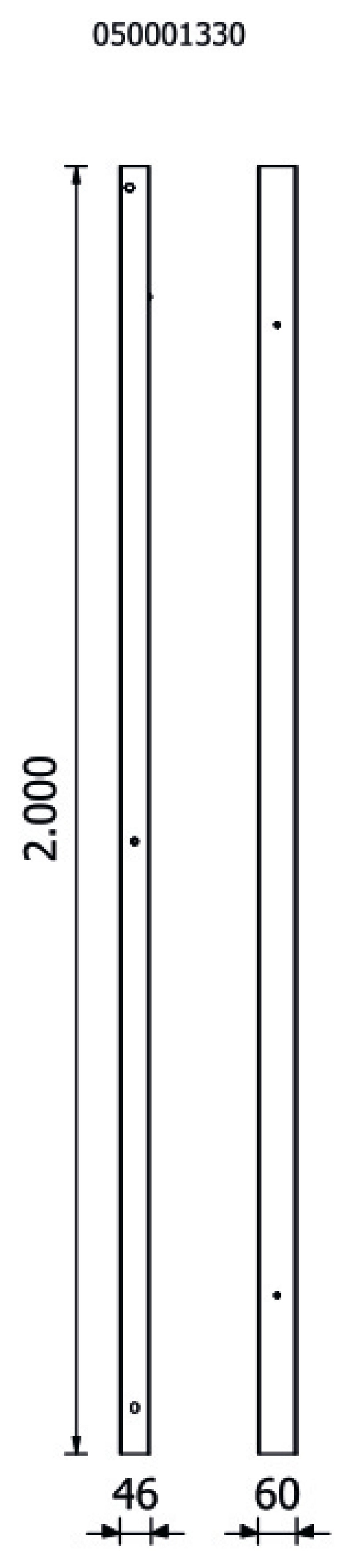 Pair of Right/Left Uprights for RSC50 - BetaRSC50 RSC50 P/2MDX-SX - Image 3