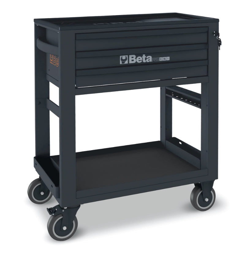 Service Tool Trolley with 3 Drawers, ABS Worktop, 4 Castors 125mm, 400kg Load Capacity - Beta Tools RSC51-A - Image 3
